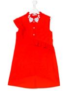 Vivetta Kids Lupo Dress, Girl's, Size: 14 Yrs, Yellow/orange