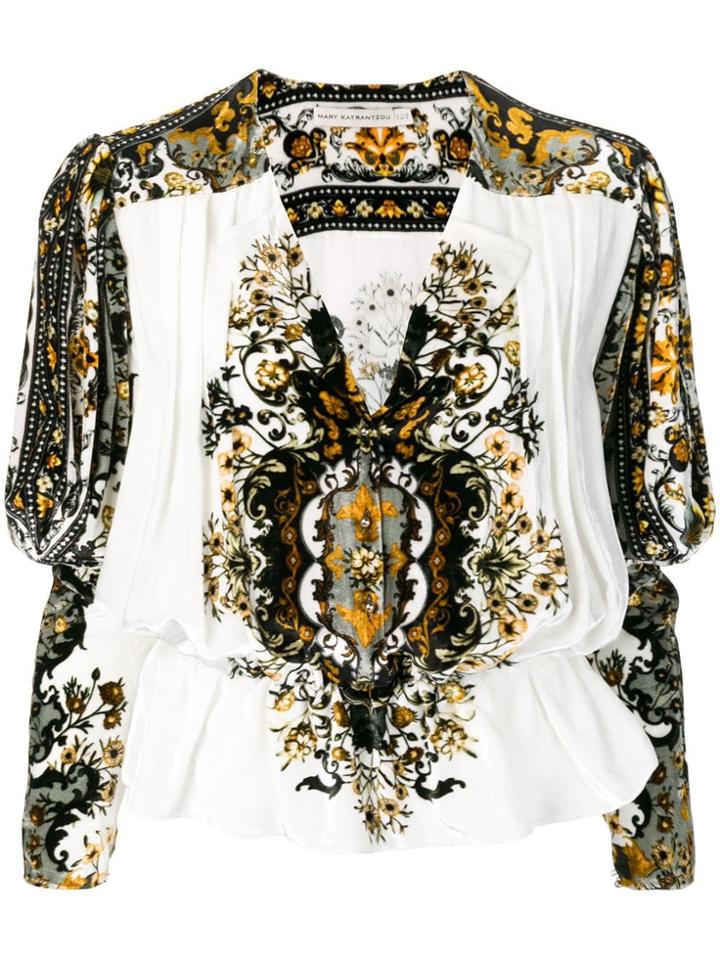 Mary Katrantzou Mary Katrantzou Kt052milana 002 Blk/wh/caamel - Black