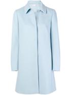 Red Valentino Classic Single Breasted Coat - Blue