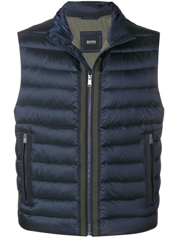 Boss Hugo Boss Padded Gilet Jacket - Blue