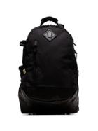 Visvim Black Cordura 20l Leather Backpack