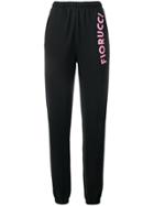 Fiorucci Logo Print Track Pants - Black