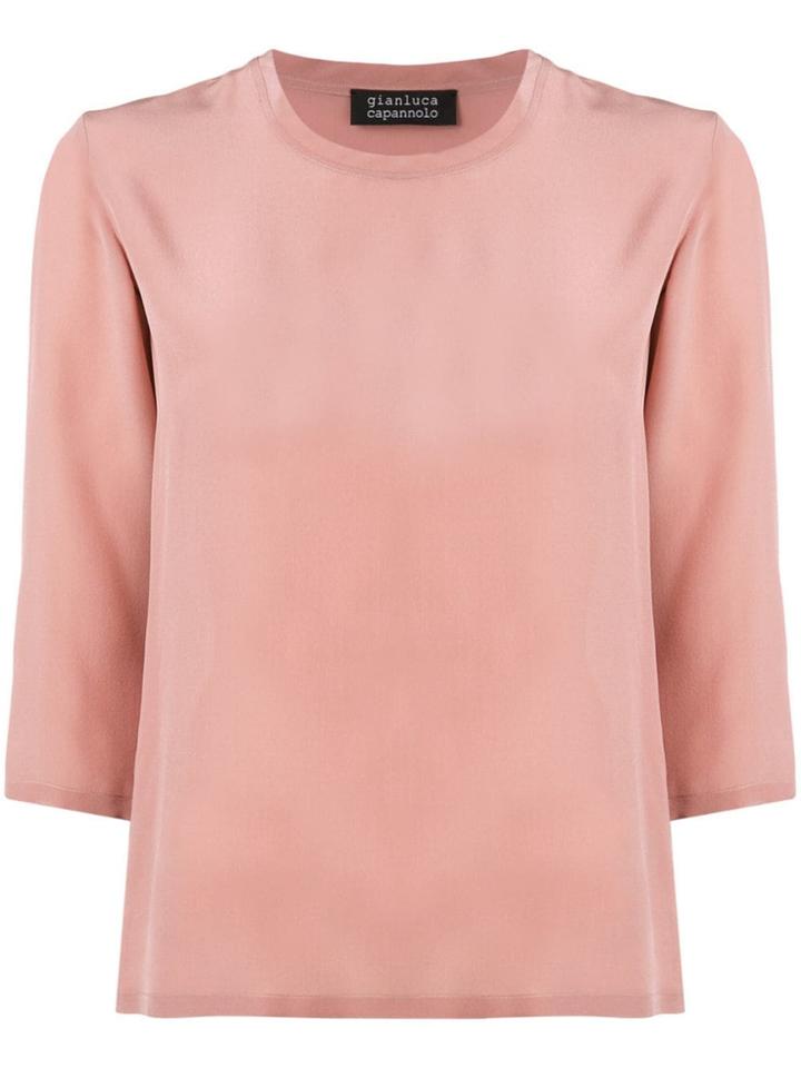 Gianluca Capannolo Classic Slim-fit Blouse - Pink