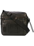 Coach Coach 37330 Mw/bk Leather/fur/exotic Skins->leather - Black
