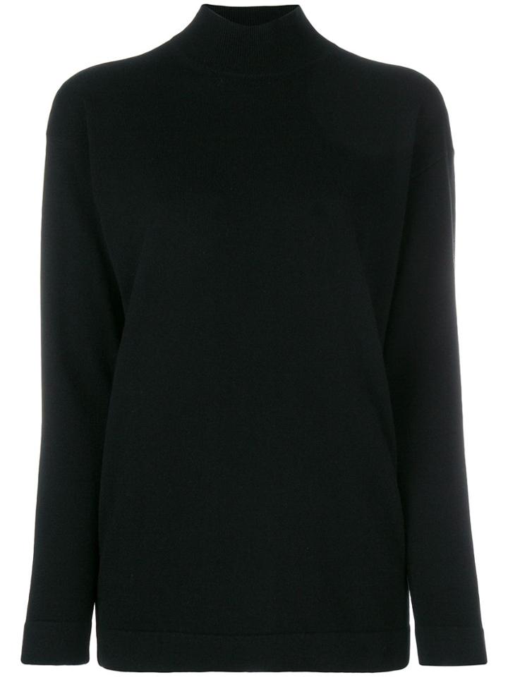 Tom Ford High Neck Knit Sweater - Black