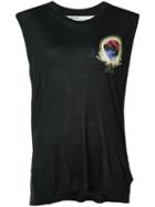 Off-white - Hand Sphere Gym Tank Top - Women - Modal - S, Black, Modal