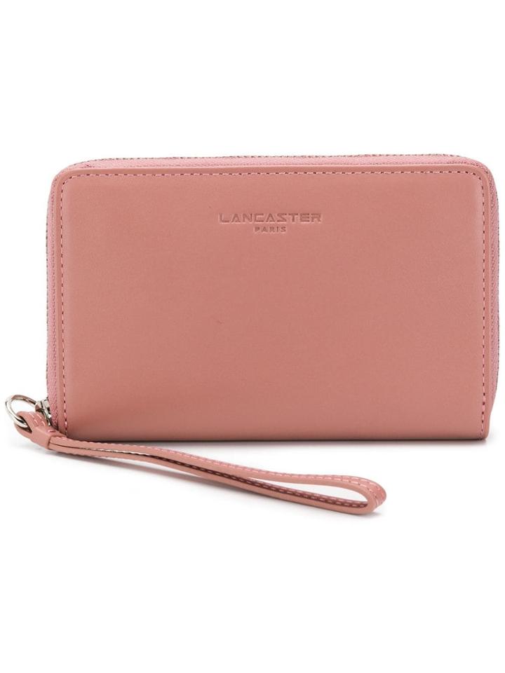 Lancaster Compact Continental Wallet - Pink