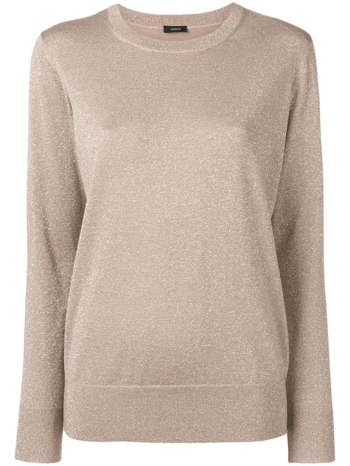 Joseph Round Neck Jumper - Neutrals