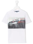 Aston Martin Kids Car Print T-shirt, Toddler Boy's, Size: 2 Yrs, White