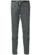 Misbhv Zipped Slim-fit Jeans - Black