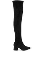 Pollini Over The Knee Heeled Boots - Black