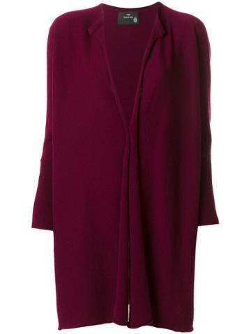 Boule De Neige Oversized Cardigan - Red