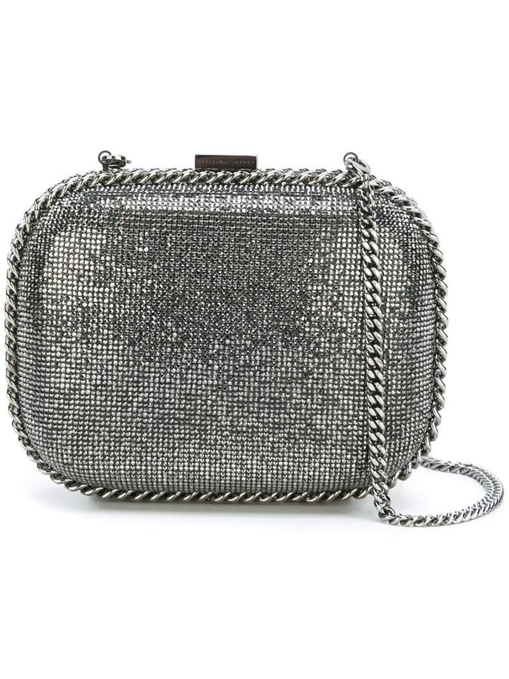 Stella Mccartney 'falabella' Encrusted Clutch Bag