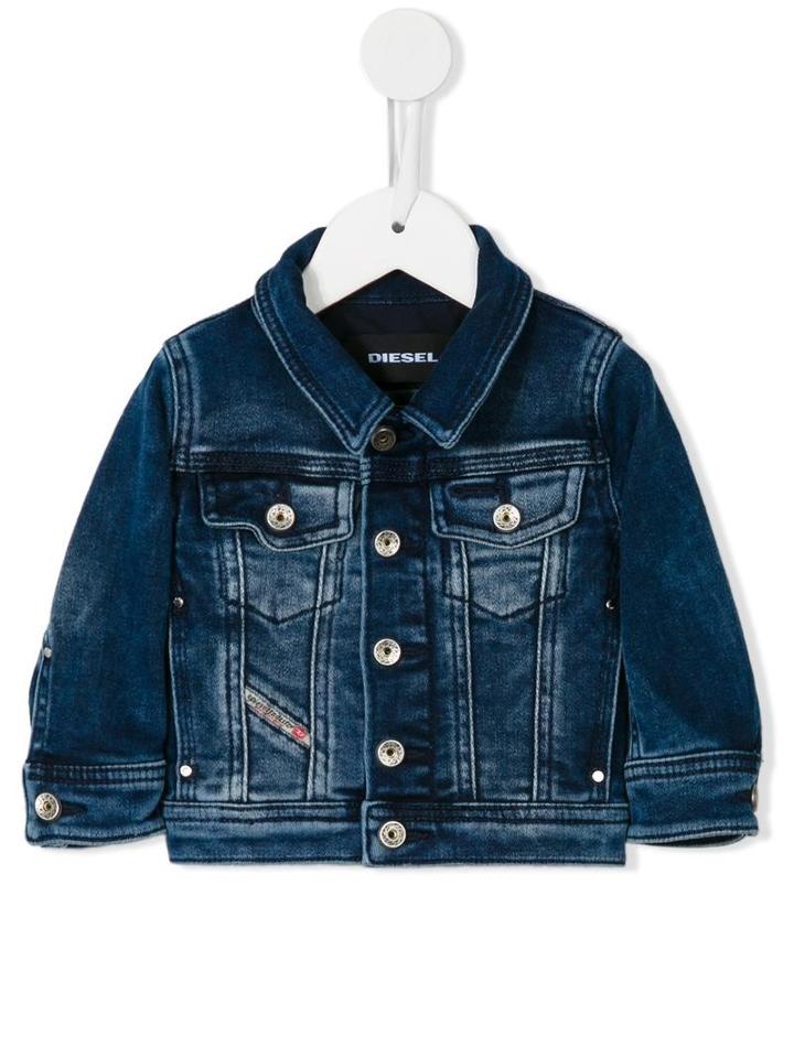 Diesel Kids - Jaffy B Denim Jacket - Kids - Cotton/polyester/spandex/elastane - 18 Mth, Toddler Boy's, Blue