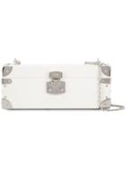 Luis Negri Large Bauletto Clutch - White