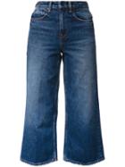 T By Alexander Wang Cropped Jeans, Women's, Size: 24, Blue, Cotton