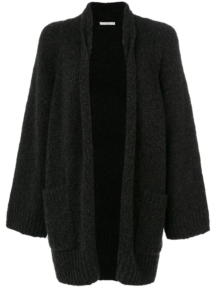 Vince Bouclé Knit Cardigan - Brown