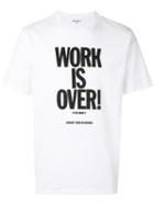 Carhartt - 'work Is Over' T-shirt - Men - Cotton - S, White, Cotton