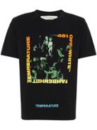 Off-white Temperature Print T Shirt - Black
