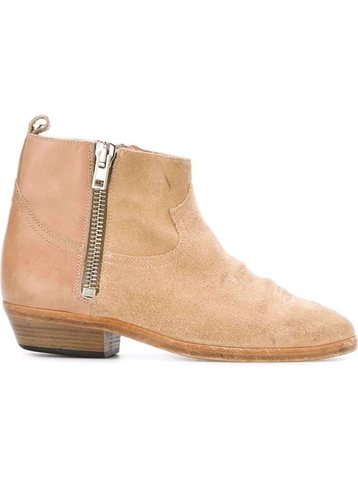Golden Goose Deluxe Brand Viand Boots, Women's, Size: 37, Nude/neutrals, Suede/leather