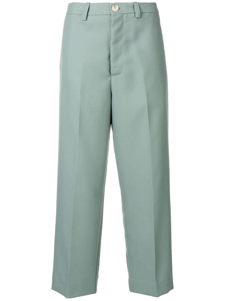Erika Cavallini High-waisted Trousers - Green