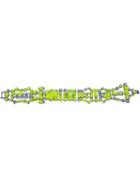 Tom Binns 'splash Out' Crystal Bracelet, Women's, Green