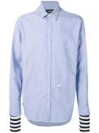 Dsquared2 Layered Sleeve Shirt - Blue