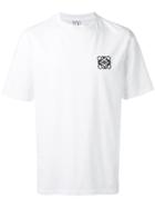 Loewe Logo Embroidered T-shirt - White