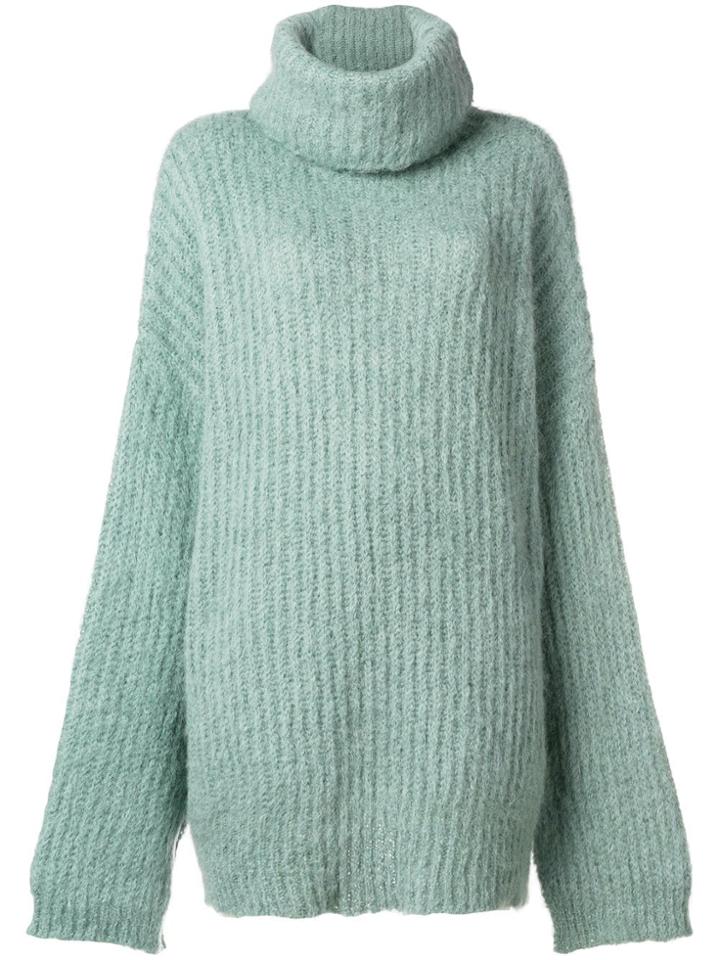 Erika Cavallini Turtleneck Jumper - Blue