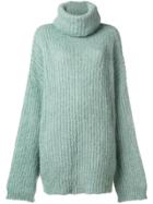 Erika Cavallini Turtleneck Jumper - Blue
