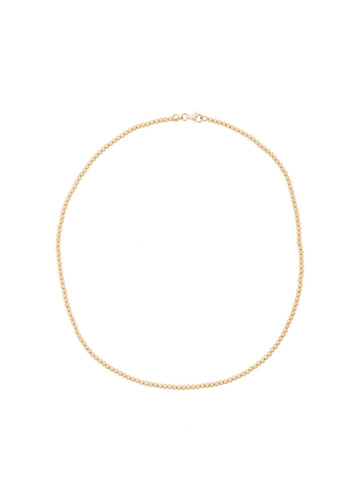 Carolina Bucci Short Disco Ball Necklace - Metallic