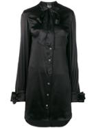 Ann Demeulemeester Midi Loose Shirt - Black