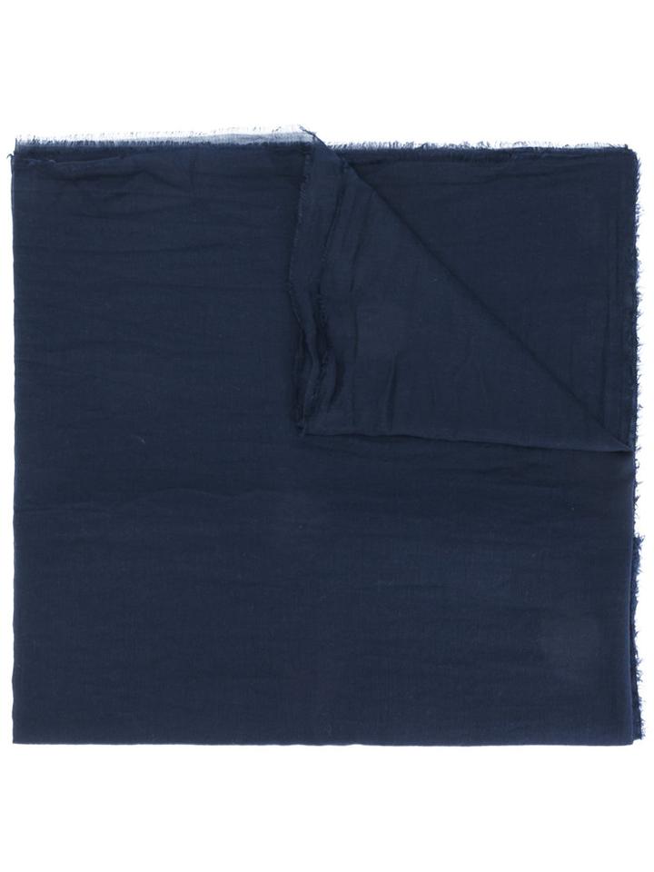 Faliero Sarti - Scarf - Men - Cotton - One Size, Blue, Cotton