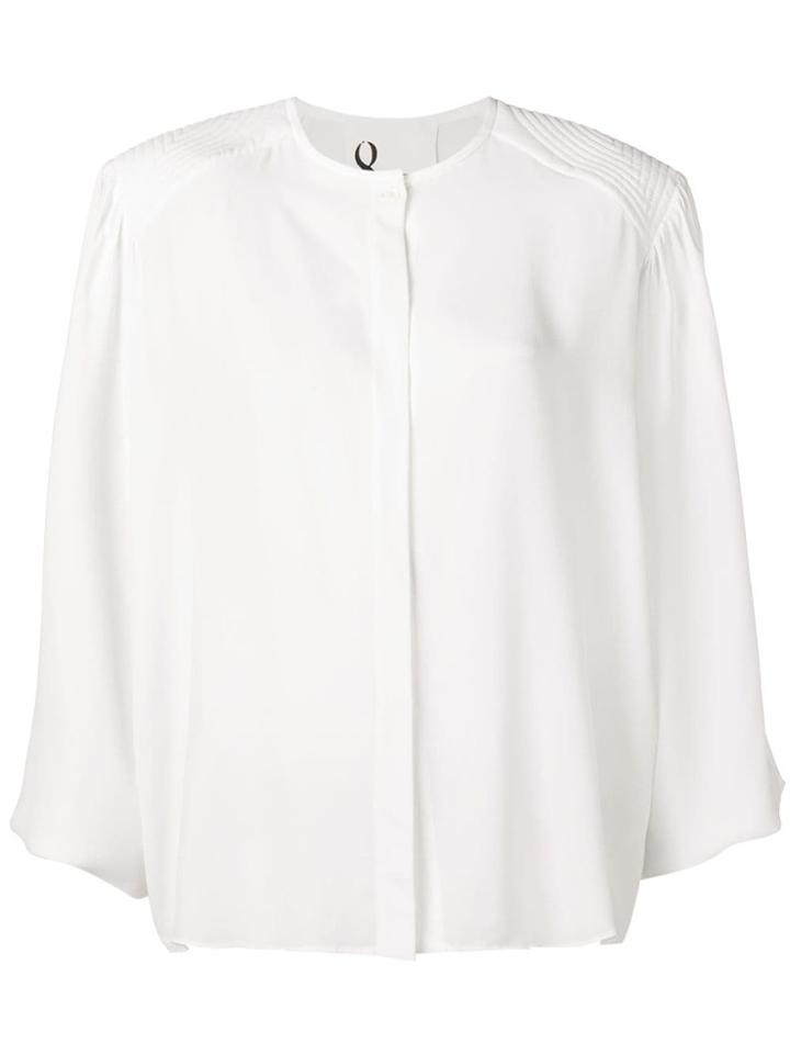 8pm Loose Fitted Blouse - White