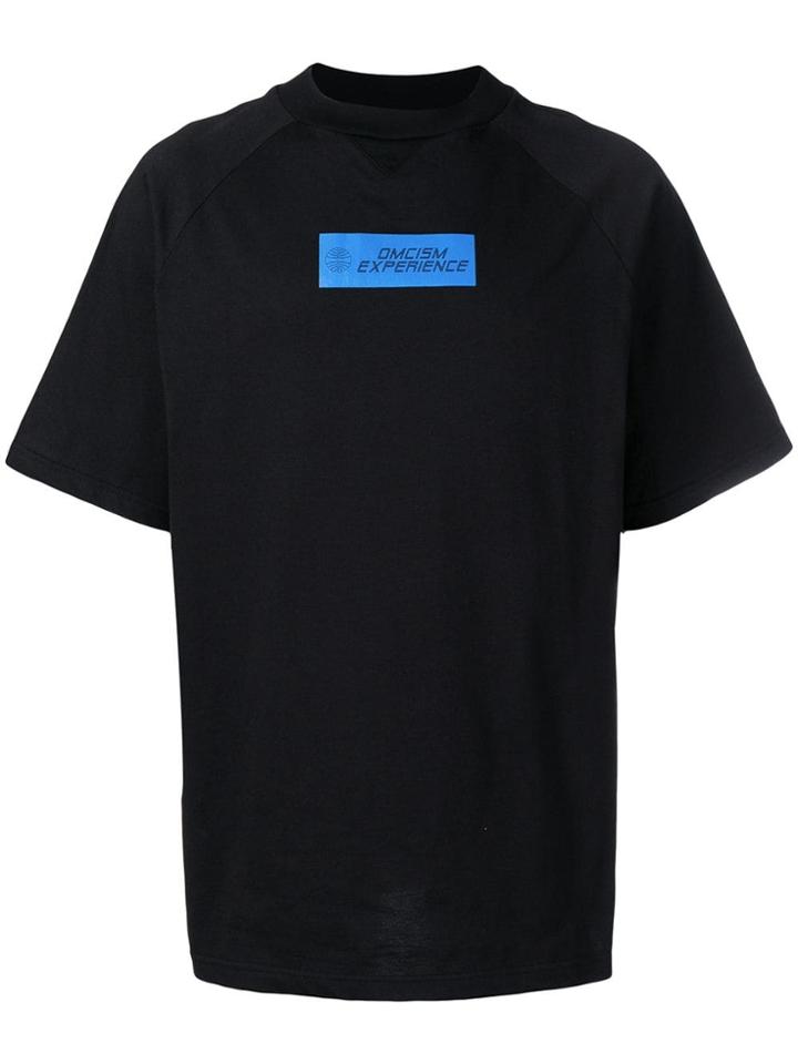 Omc Oversized Slogan Print T-shirt - Black