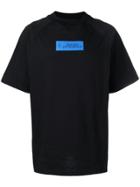 Omc Oversized Slogan Print T-shirt - Black