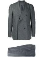 Tagliatore Double Breasted Formal Suit - Grey