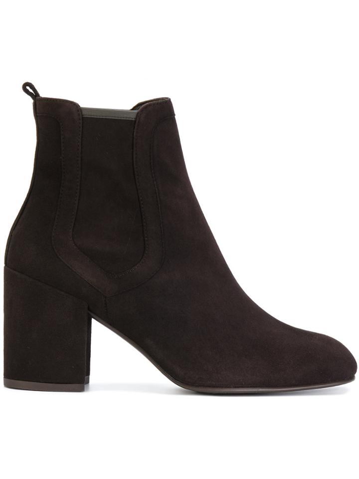 Stuart Weitzman Mediate Booties - Brown