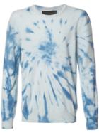 The Elder Statesman Tie-dye Jumper, Adult Unisex, Size: Small, Blue, Cashmere