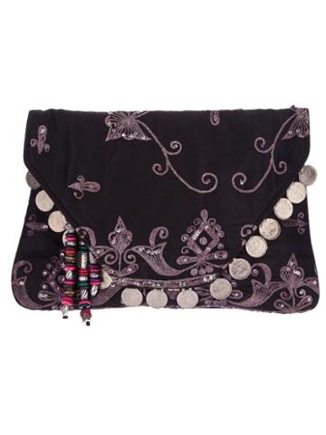 Antik Batik 'saro' Embroidered Clutch