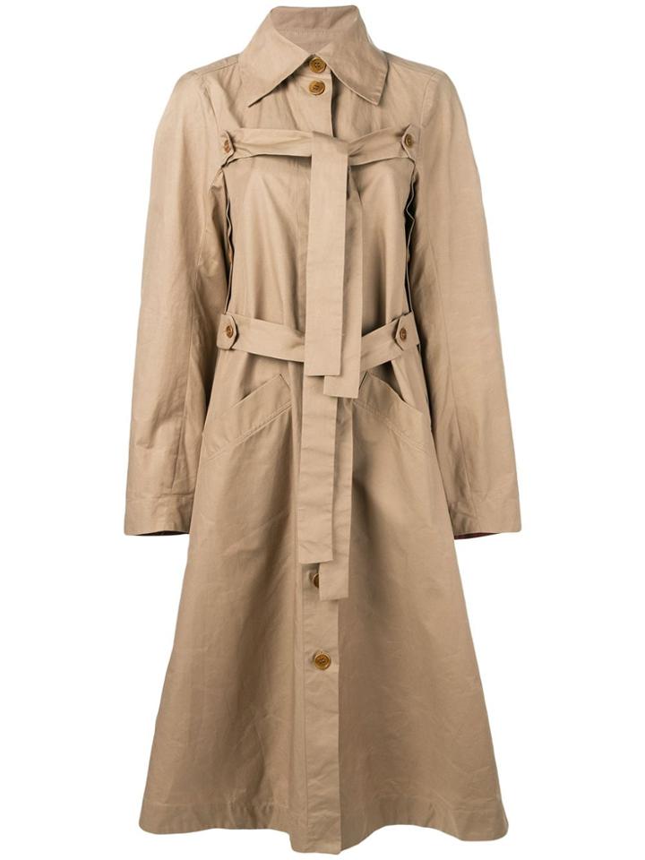 Henrik Vibskov Onion Trench Coat - Neutrals