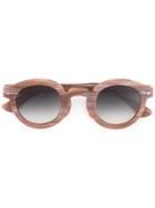 Movitra Round Sunglasses - Brown