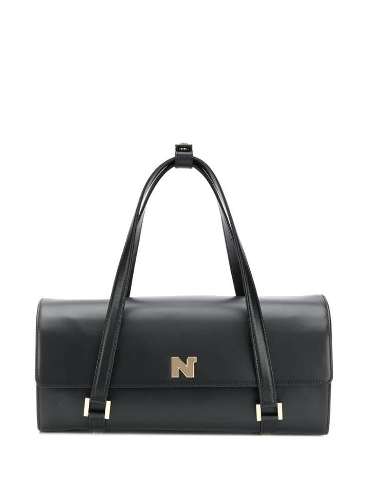 Nina Ricci Cylinder Shape Tote Bag - Black