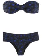 Brigitte Sleeveless Bikini Set - Blue