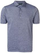 Zanone Short-sleeved Polo Shirt - Blue