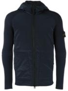 Stone Island Ribbed Sleeve Padded Jacket, Men's, Size: Xl, Blue, Polyamide/polyester