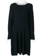 Philosophy Di Lorenzo Serafini Lace Trim Sweater Dress - Black