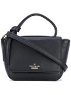 Logo Plaque Tote Bag - Women - Leather/polyester - One Size, Black, Leather/polyester, Kate Spade