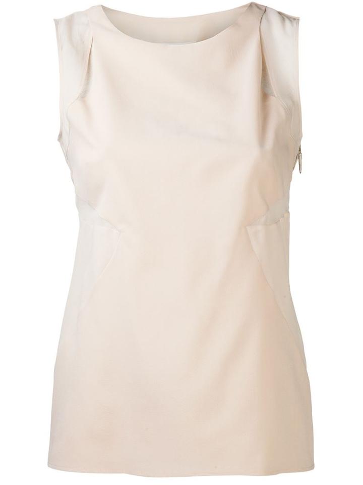 Iris Van Herpen Sheer Top, Women's, Size: 40, Nude/neutrals, Silk