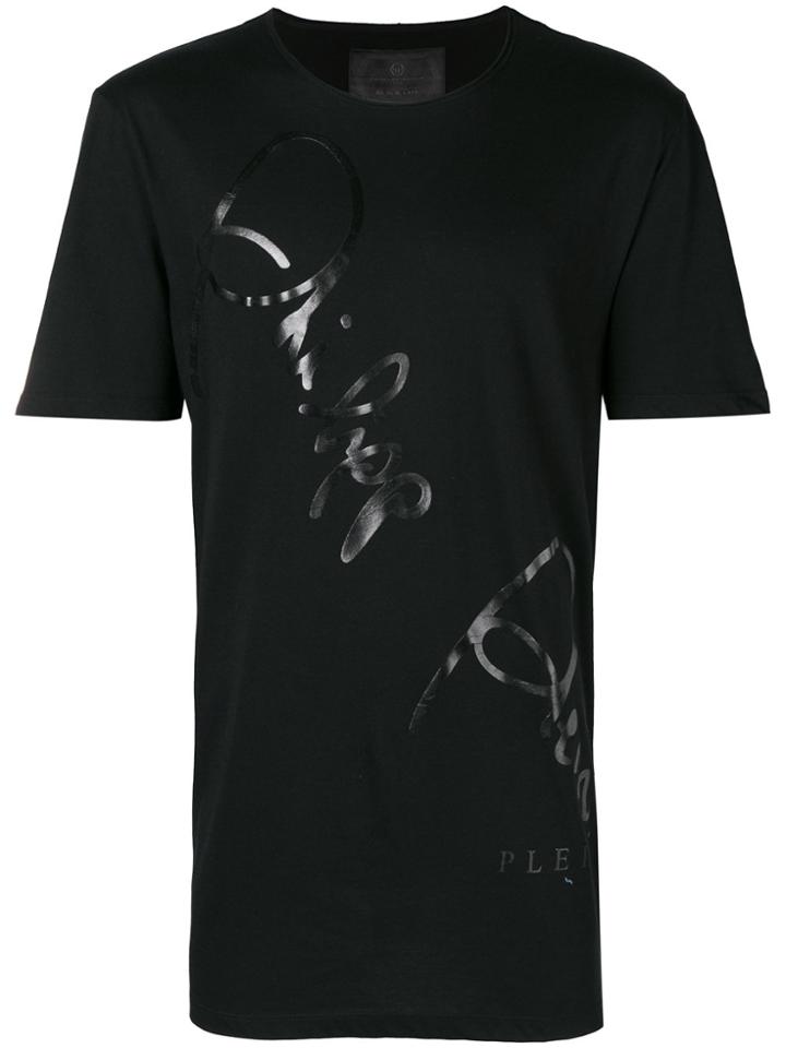Philipp Plein Find Me Black Cut T-shirt